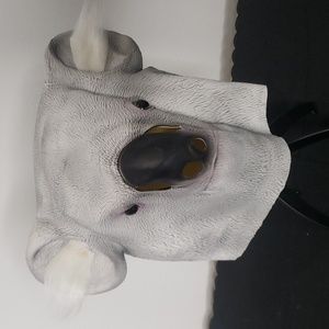 Koala Bear Rubber Face Mask Halloween NWOT